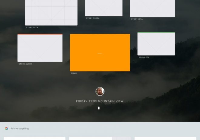 Интерфейс Fuchsia OS от Google