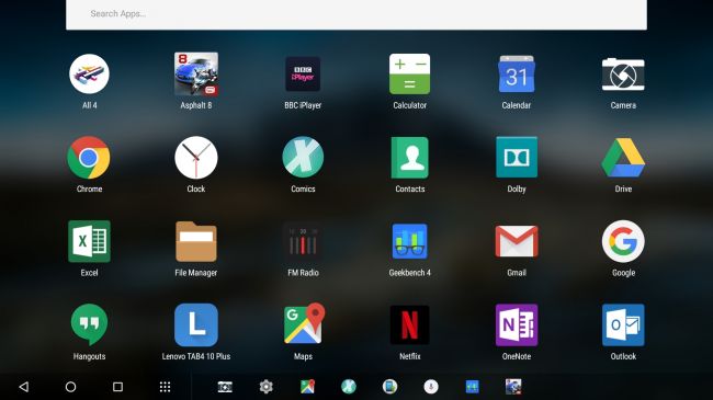 Интерфейс Lenovo Tab 4 10 Plus