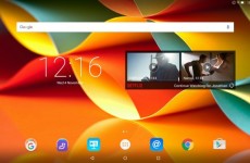 Домашний экран Lenovo Yoga Tab 3 Pro