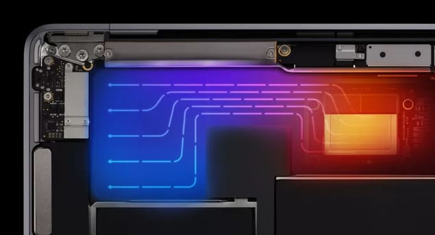 Охлаждение MacBook