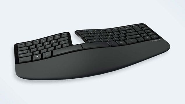 Эргономичная беспроводная клавиатура Microsoft Sculpt