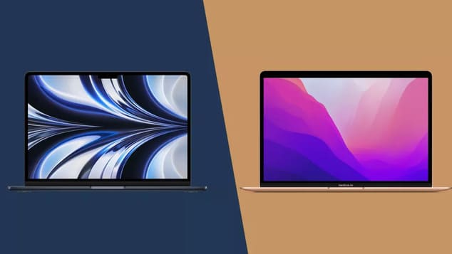 Сравнение MacBook Air M2 и MacBook Air M1