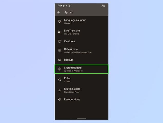 Обновление Android