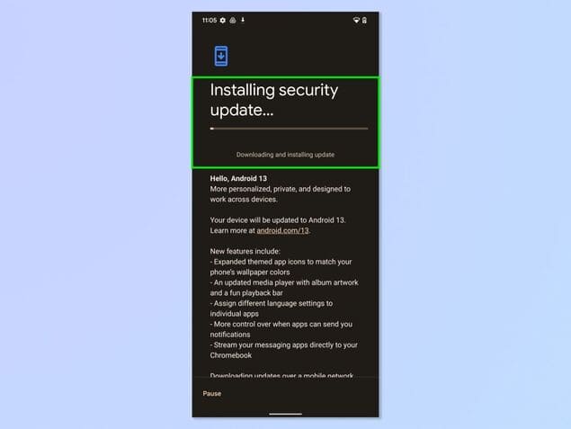 Обновление Android