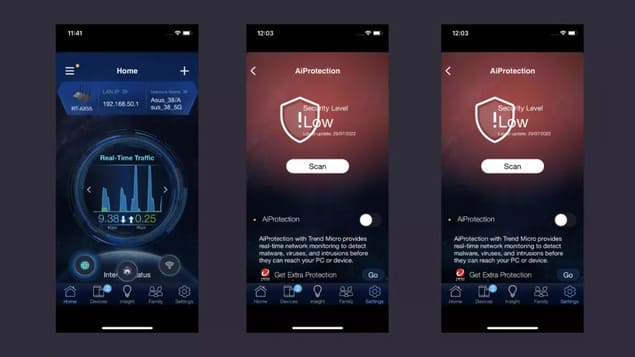 Приложение роутера Asus RT-AX55