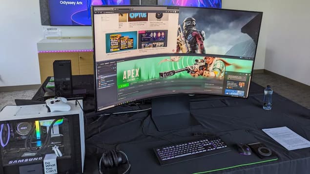 Игровой монитор Samsung Odyssey Ark UHD 55