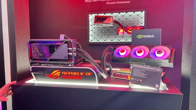 Видеокарта Asus ROG Matrix RTX 4090 на Computex 2023