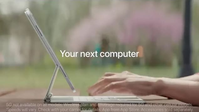 Реклама iPad, как компьютера