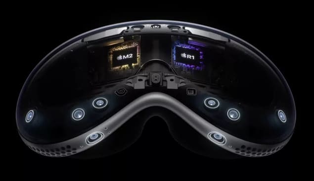 Конструкция Apple Vision Pro