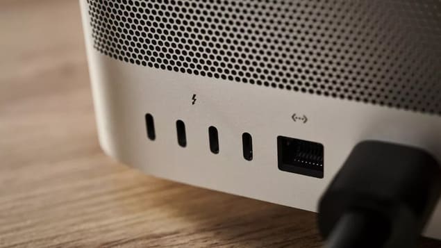 Порты Mac Studio M2 (2023)