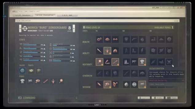 Настройки персонажа в Jagged Alliance 3