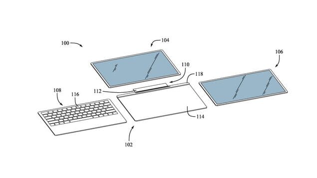 Патент модульного MacBook