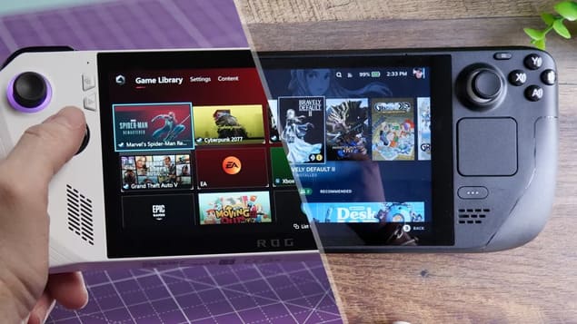 Asus ROG Ally и Valve Steam Deck