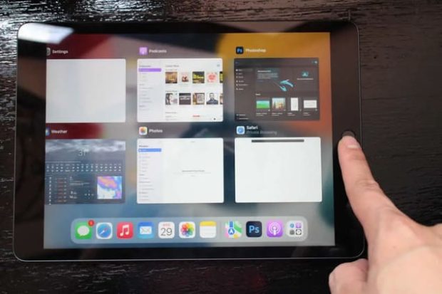 Закрываем окна приложений на iPad