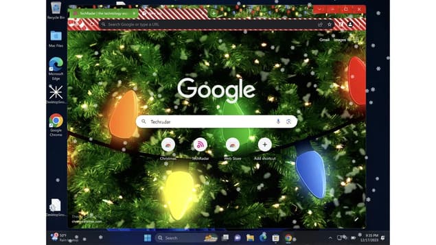 Новогодние темы для Googel Chrome
