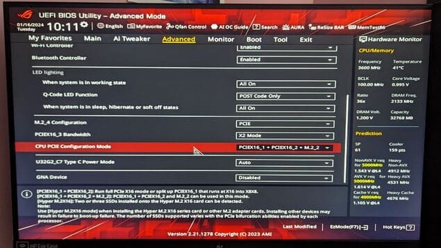 Встроенные устройства материнской платы Asus