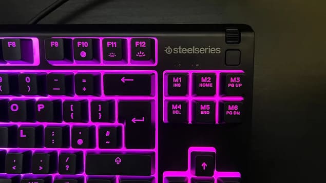 Мультимедиа управление на SteelSeries Apex 3 TKL