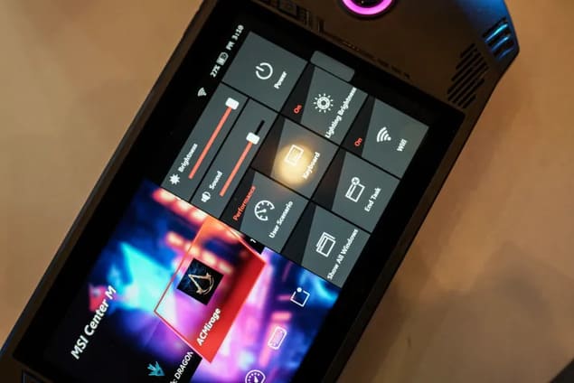 Графические настройки MSI Claw