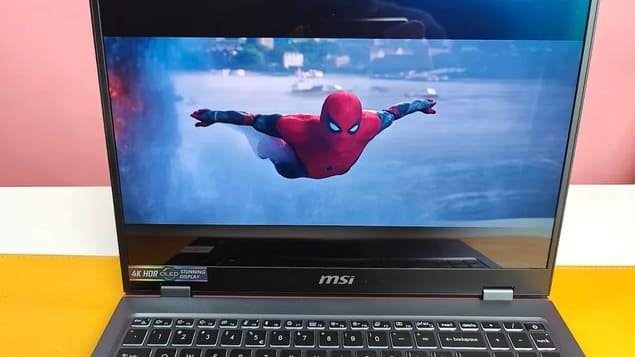 Экран MSI Presitge 16 AI Evo