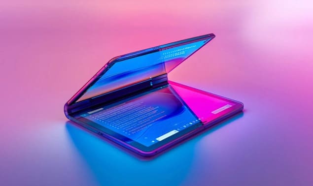 Концепция складного ноутбука Apple