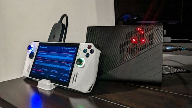 ROG Ally (2023) и ROG XG Mobile eGPU