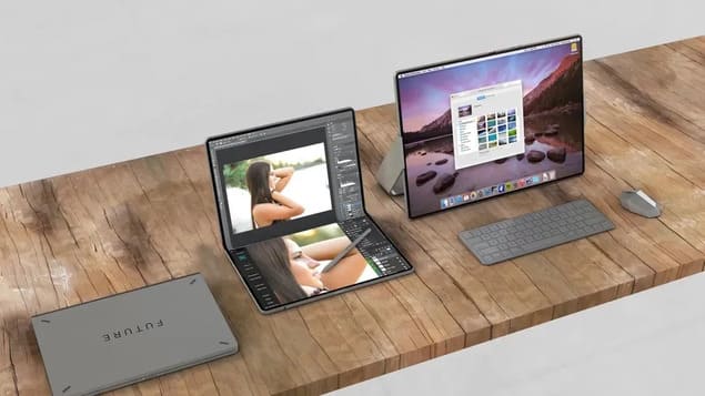 Концепт MacBook Fold
