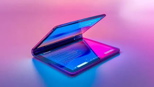 Коцепт полноэкранного MacBook Fold