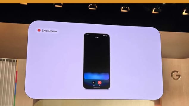 Анимация Gemini Live на смартфоне