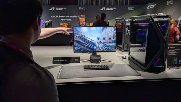 Nvidia Pulsar на Asus ROG Swift PG27AQNR