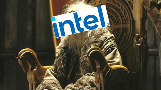 Карикатура на Intel