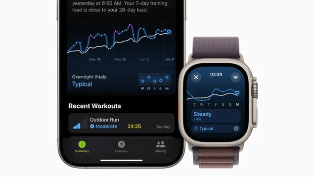 Тренировочные нагрузки watchOS 11