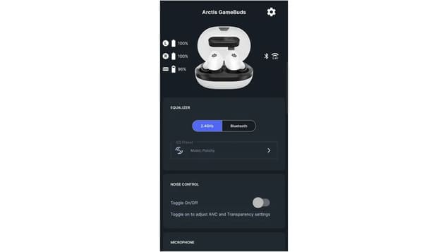 Приложение SteelSeries Arctis GameBuds