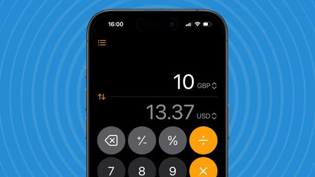 Калькулятор в iOS 18.3