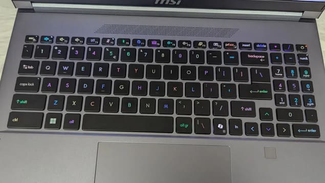 RGB-клавиатура MSI Creator A16 AI+ (A3HVFG)