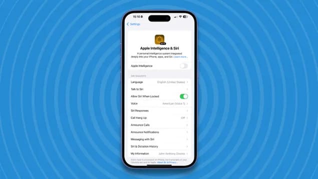 Как отключить Apple Intelligence