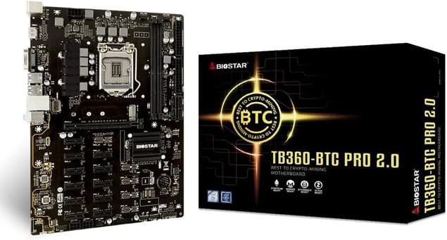 Материнская плата для майнинга Biostar TB360-BTC Pro 2.0