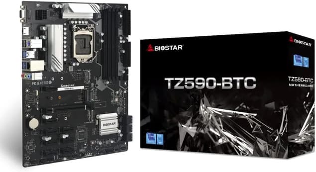 Материнская плата для майнинга Biostar TZ590-BTC