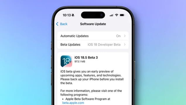 Обновление iOS 18.5