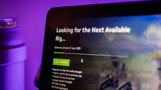 Очередь на игру в GeForce Now