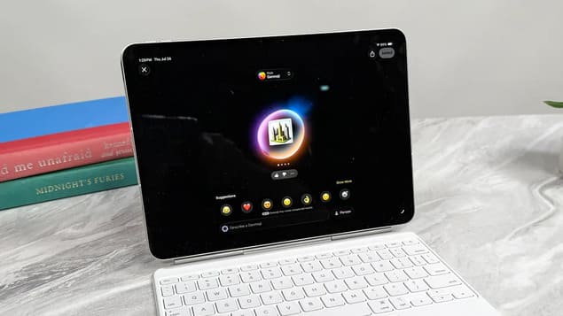 Интерфейс ИИ в iPadOS 26