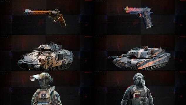 Новые скины из Road to Battlefield 6