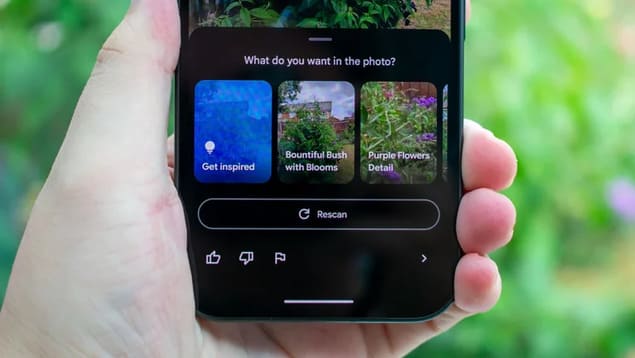 Приложение фотографии на Google Pixel 10