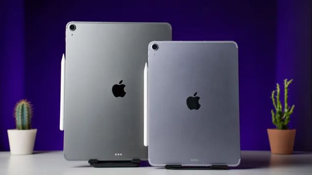сравнение iPad Air 2026 11 и 13 дюймов задняя панель