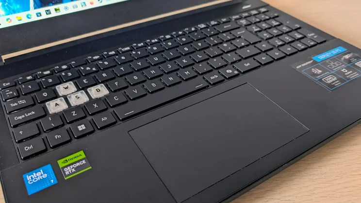 Medion Erazer Deputy 15 P1 клавиатура с подсветкой WASD Intel Core i7 NVIDIA GeForce RTX