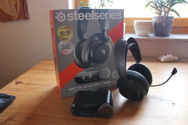 Комплект SteelSeries Arctis Nova Pro Omni с коробкой и GameDAC