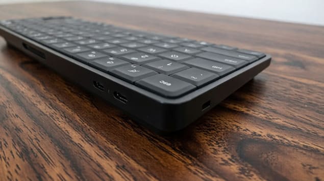 Порты USB-C и слот замка безопасности на корпусе HP EliteBoard G1a