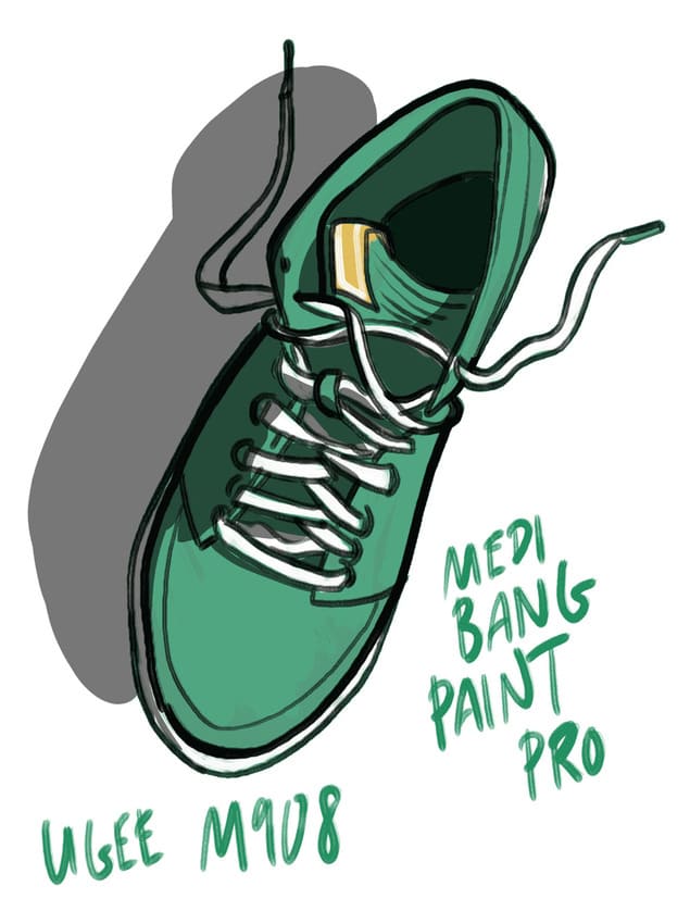 Пример рисунка, созданного на Ugee M908 в MediBang Paint Pro