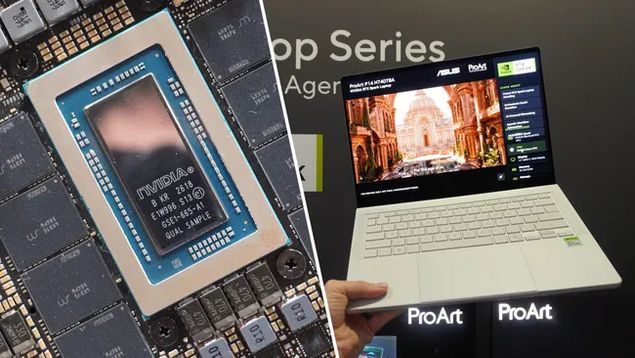 Чип NVIDIA и ноутбук ASUS ProArt на базе RTX Spark